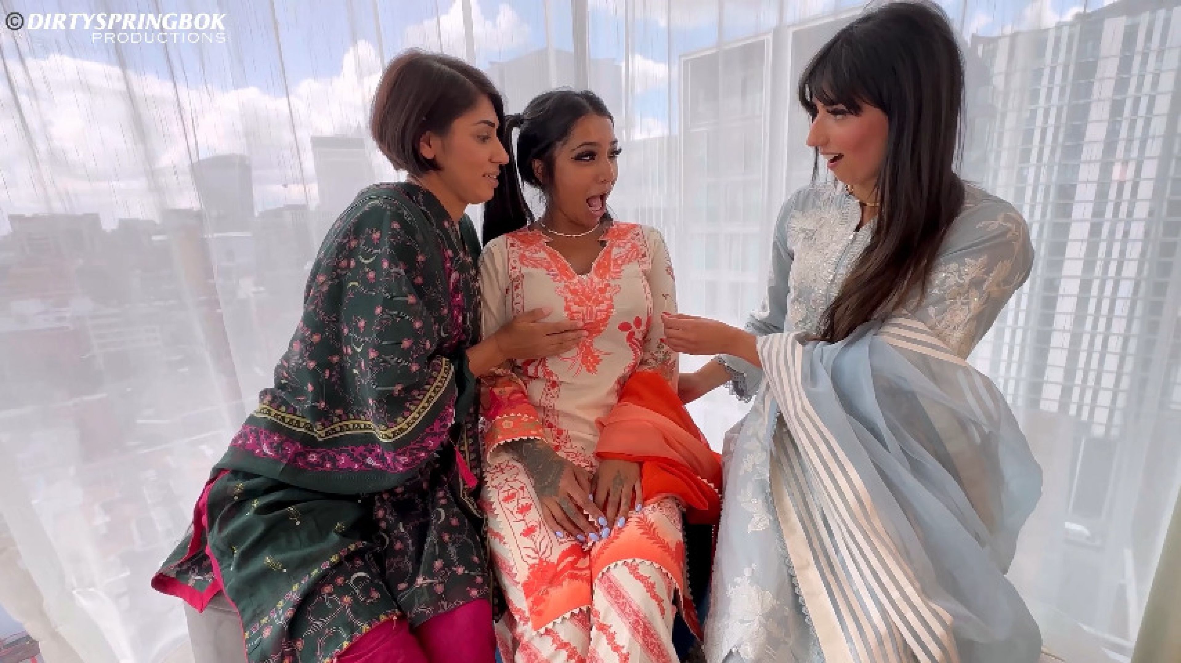 Aaliyah Yasin Three Desi Bhabis Gone Wild Manyvids