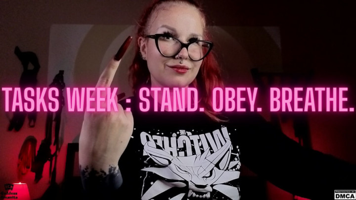 Goddess Amanita:Stand. Obey. Breathe