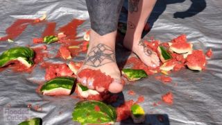 [485.99 MB] - Short of me crunching and stomping a watermelon - floodedcuticle
