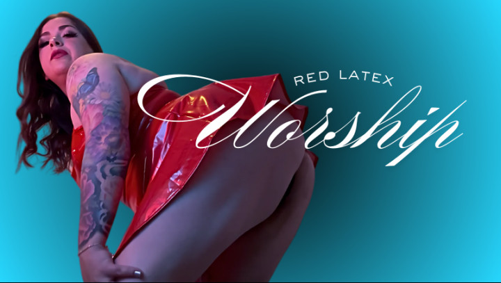 GoddessVio:Red Latex Worship