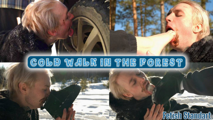 Fetish Standart:cold walk in the forest
