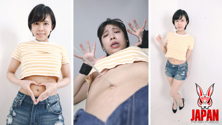 japan_ff:Fuuka Nagano twitches as her navel gets sucked P2