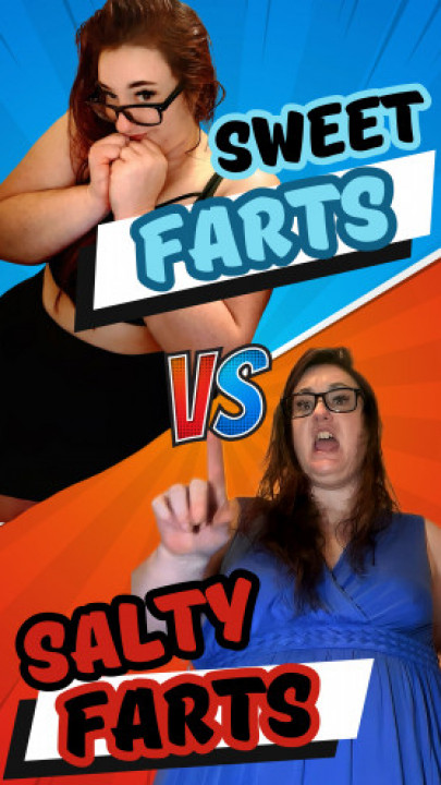 Bootyful Bella Blast:BBW Fart Compilation - Sweet and Salty Domination Switch by