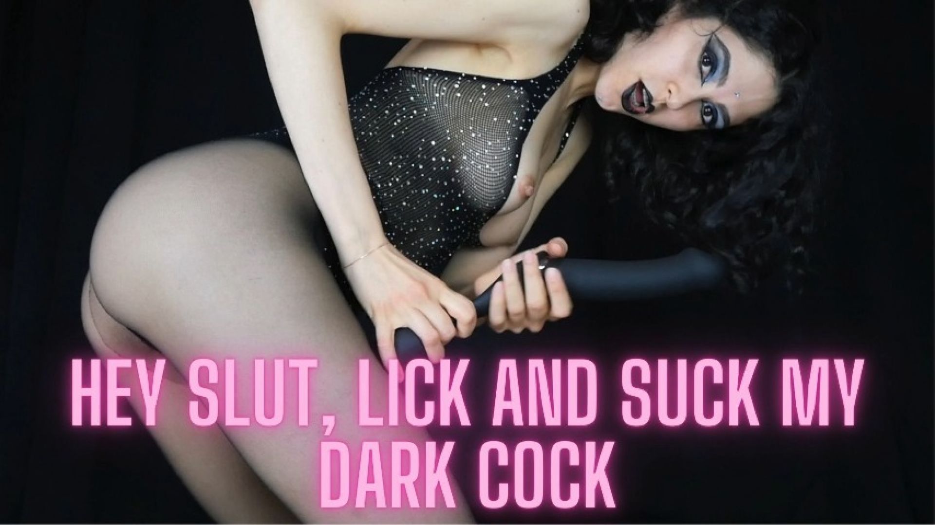 sweetlucifer1 - Hey slut! lick and suck my dark cock pic