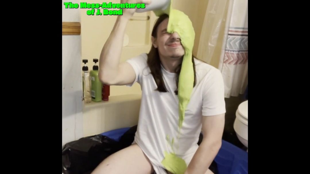 messadventuresj:April Showers: J Chunky Slimed and Soaked