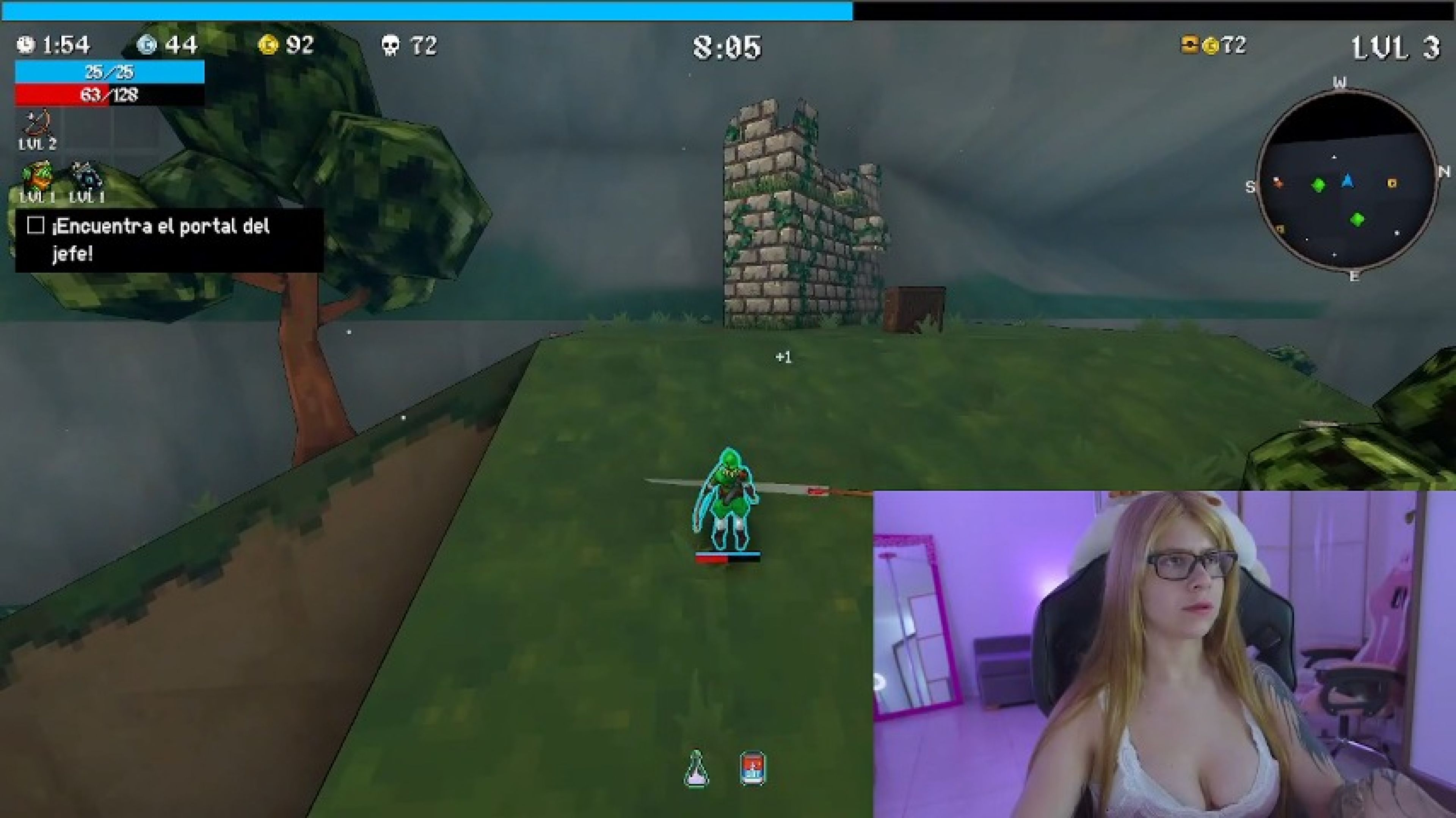 coraljade:Playing Megabonk