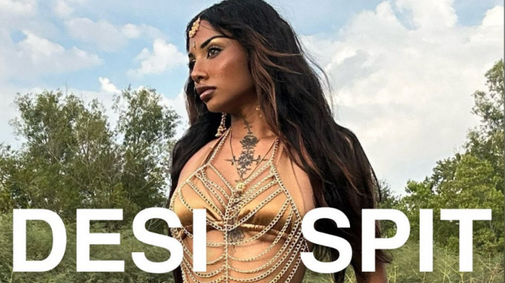 BrownRani:GOLDEN INDIAN GODDESS SPITPLAY