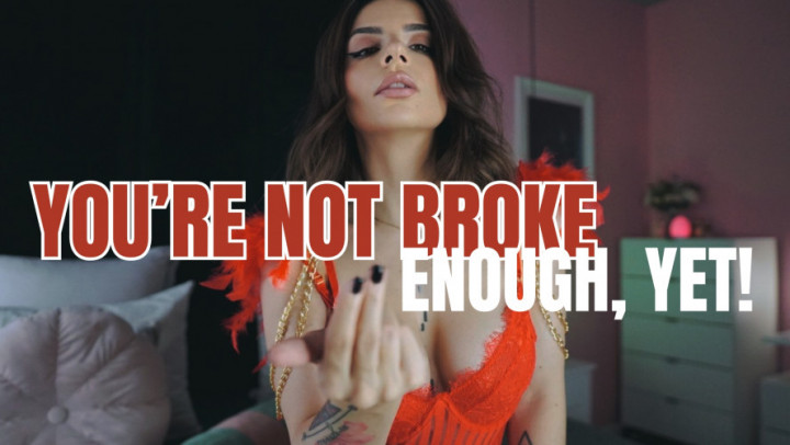 TheAlexaCreed:You're not broke enough, yet
