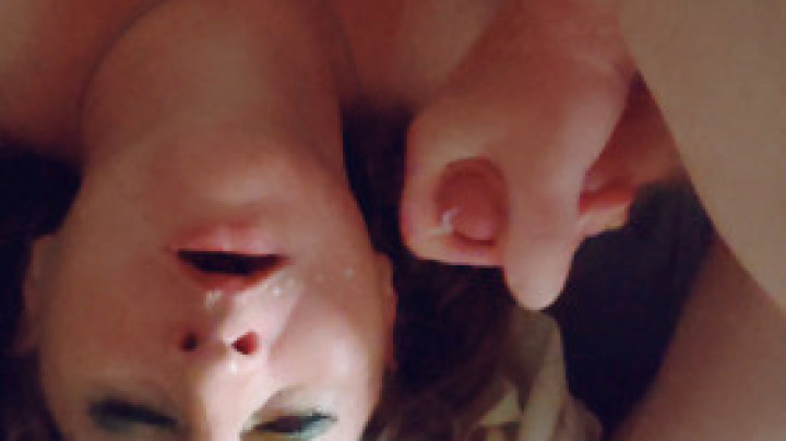 ScarletSinns:Redhead Slut Takes Huge Load to Face