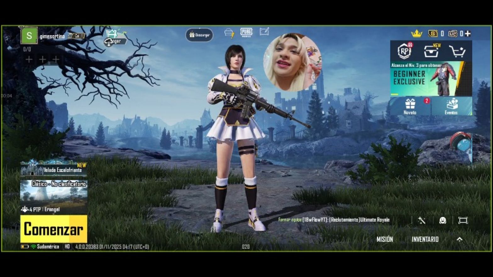 Gime Sortino:vuelvo a pubg mobile luego de mucho tiempo
