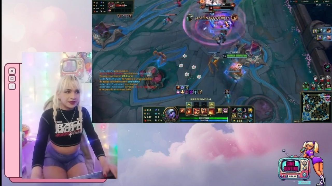 Gime Sortino:Gameplay: LOL partida de entrenamiento
