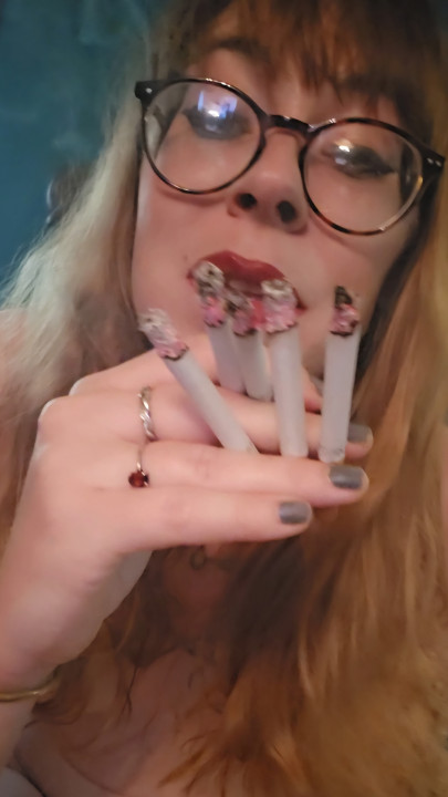MistressThrope:Five Cigarette Challenge