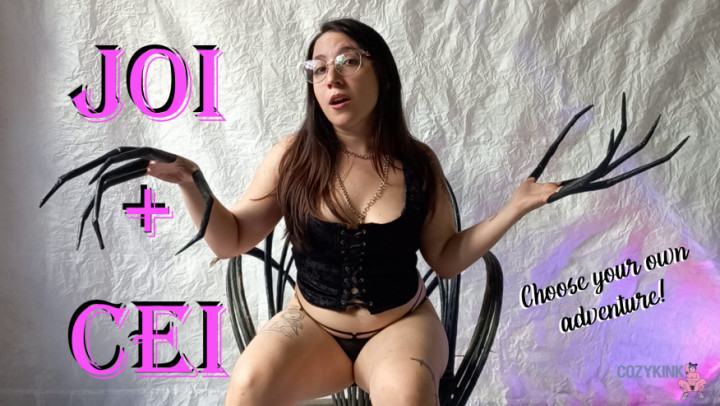 cozykink:Choose Your JOI Fate . CEI Countdown with Tit &amp;amp; Ass Worship