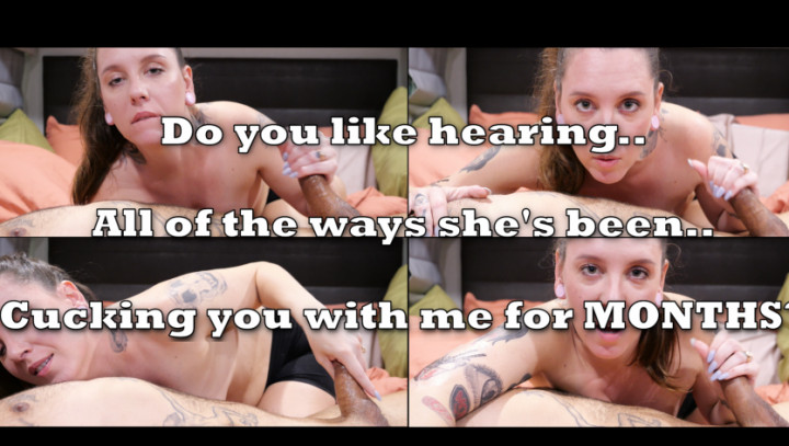 xMichaelGrey:You can't resist hearing how your wife's been cucking you