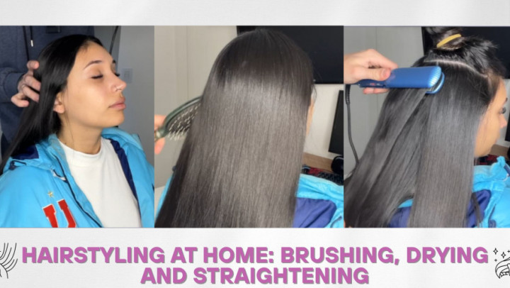 Imbabylexie:Hairstyling at home: brushing, drying and straightening