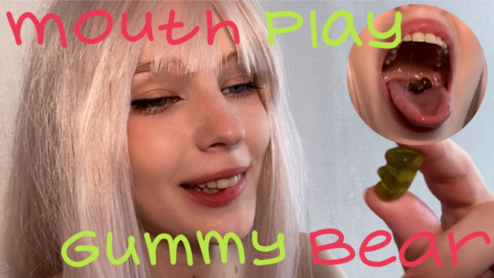 petitelilith:Gummy bear can't survive | Mouth play