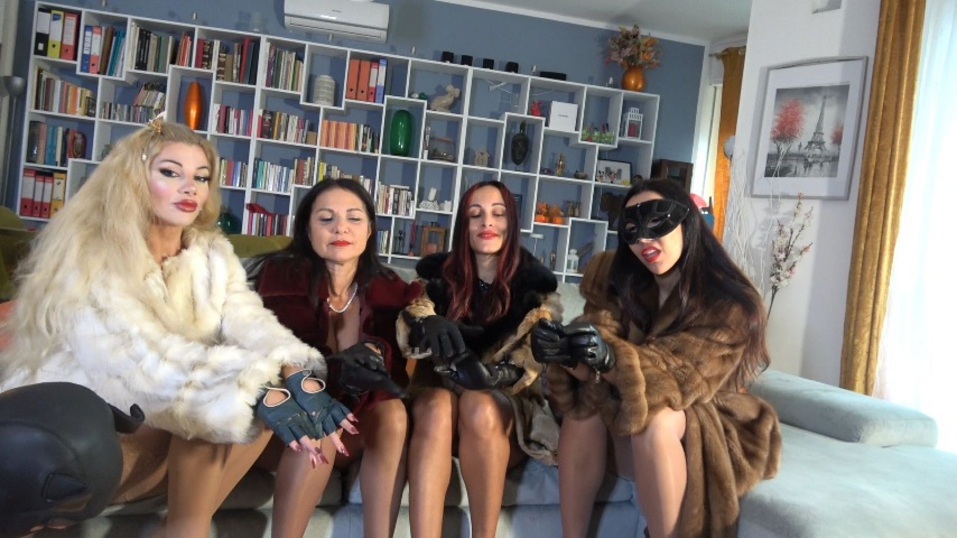 GodSlavena:Leather &amp;amp; Fur Breath Play with our pupy slave