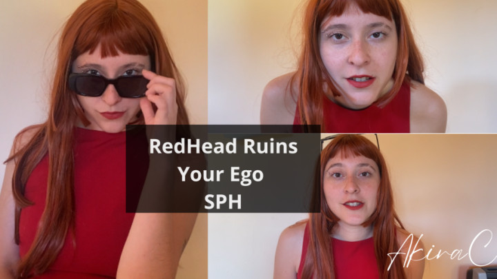 AkiraC:Hot RedHead Ruins Your Ego - SPH Humiliation