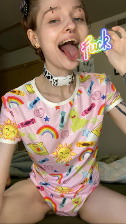 Tinygingerxx:Bowed Babie Drooly Oral Play