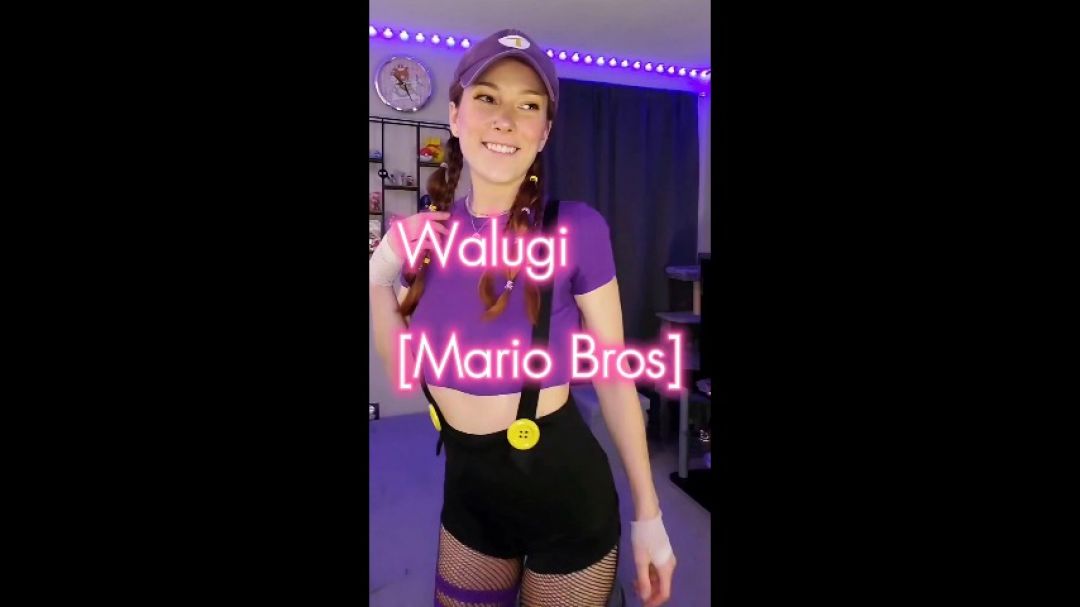 Nek0wave:Modeling My Waluigi Cosplay For You