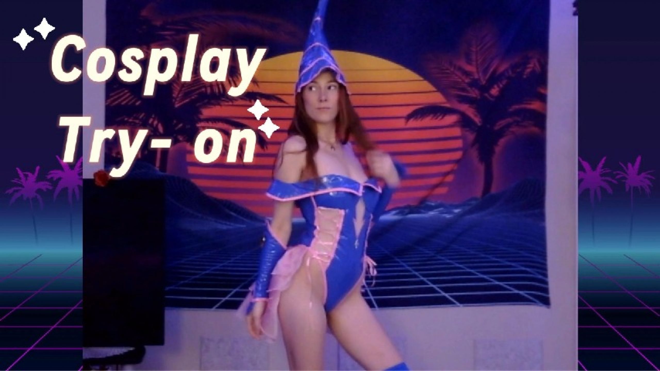 Nek0wave:Dark Magician Girl [Yugioh] Anime Cosplay Try On