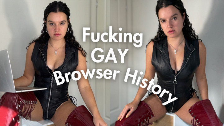 ServeFelony:Fucking GAY Browser History
