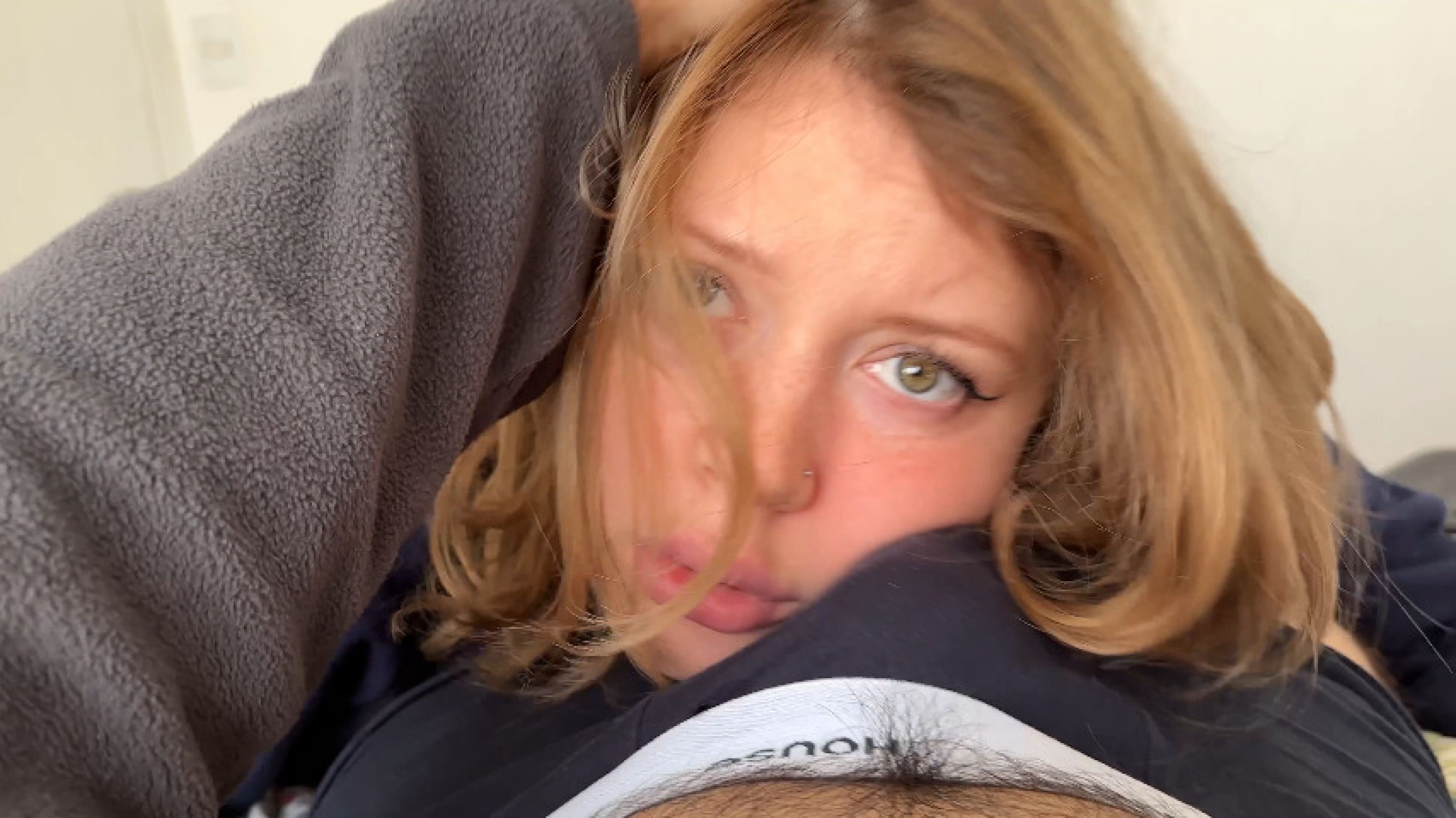 Spacenintendaa:Stepdad's Coffee Break: Wild Frenzy w Step-daughter Dry Hump