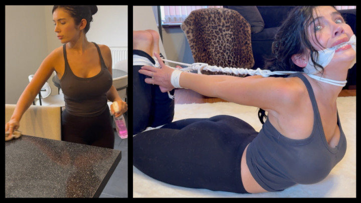 TattiRoana:Housewife Taken &amp;amp; Restrained With Rope