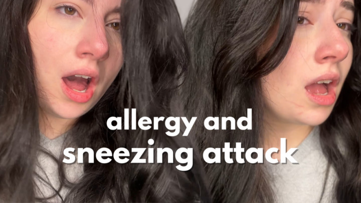 yourgfval:Sneezing &amp;amp; Blowing My Nose Messy Allergy Attack