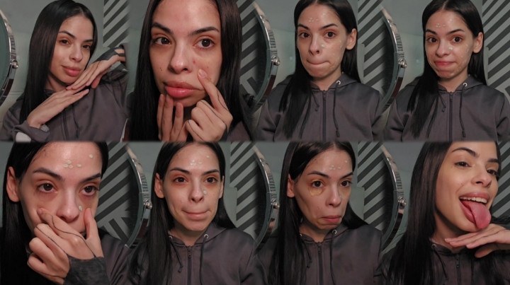 Dulcecst:Makeup while I do silly faces