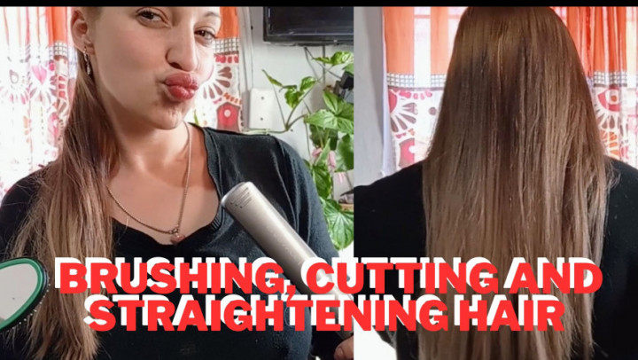 JACQUESWEET:Straightening my hair and cutting