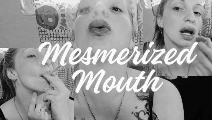 JACQUESWEET:Mesmerized My Mouth, Smoking &amp;amp; Lip Black and white