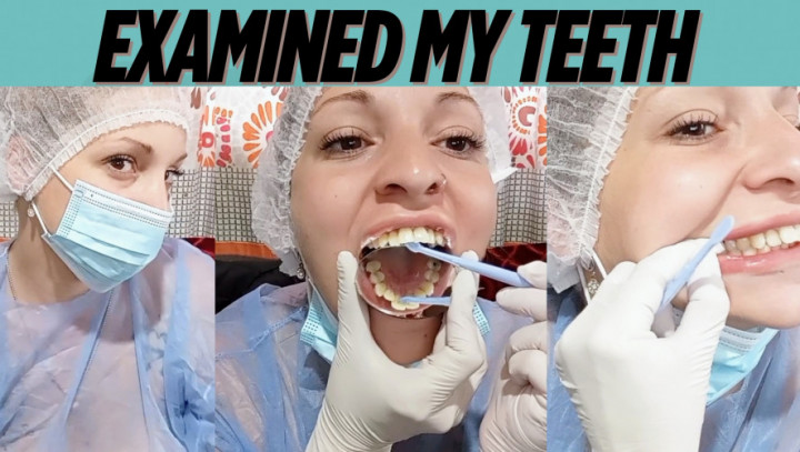 JACQUESWEET:Fetish Dental Exam with Scrubs and Mirror
