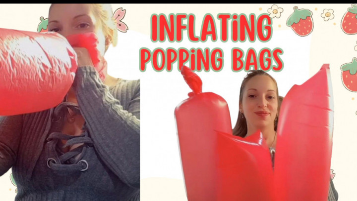 JACQUESWEET:Inflating and Popping Bags  Explosion Fetish