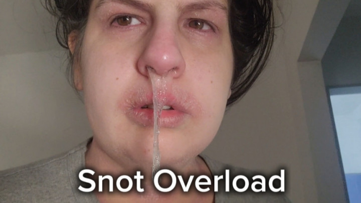 abigaillatina:Lot of mucus nosé blowing fetish