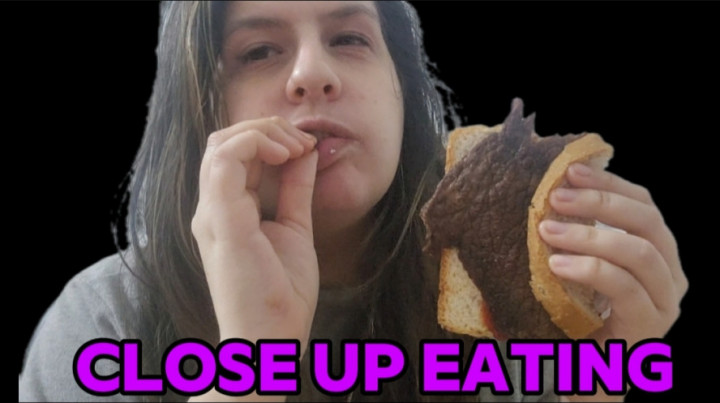 abigaillatina:Messy Mouth Sounds  Chewing Closeup