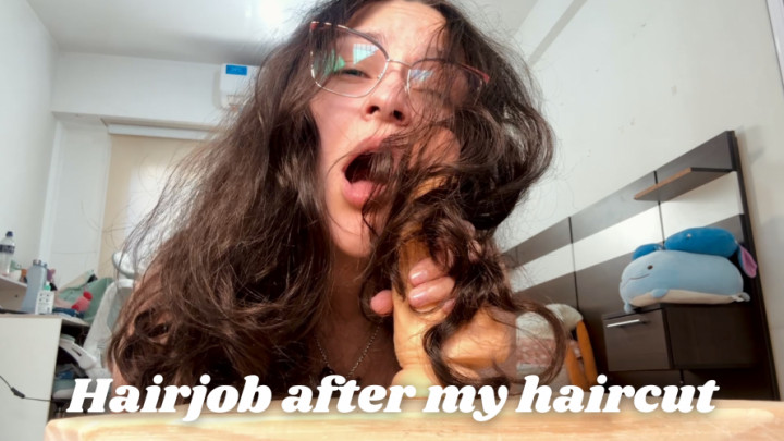 Lizzsweet6:Hairjob after my haircut