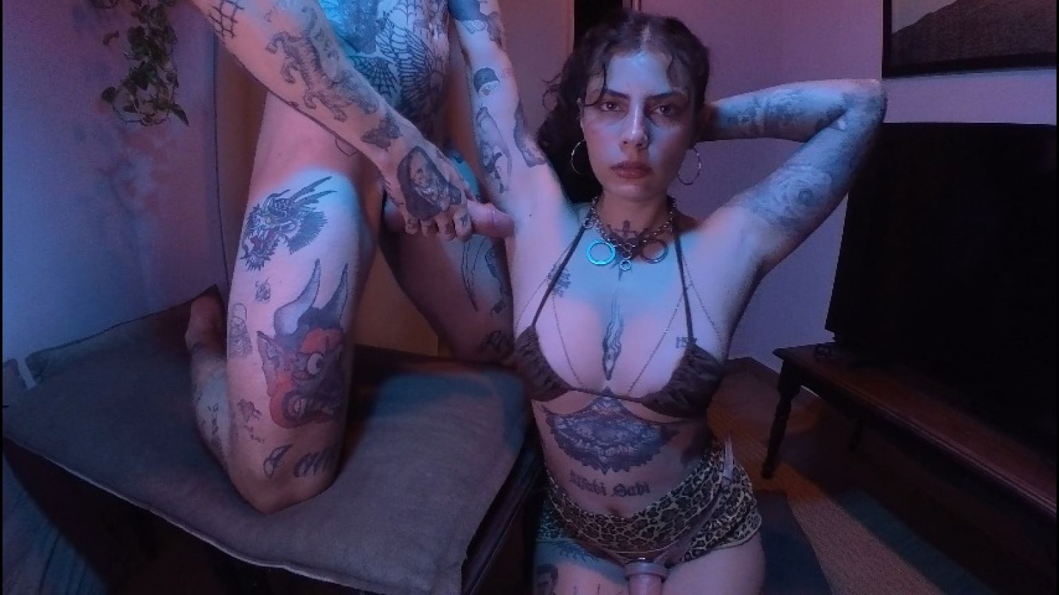 darkparadisevids:Latin goths are the dirtiest pegging mistress