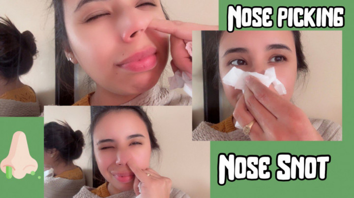 Jasminesexx:Nose Picking + Nose Snot