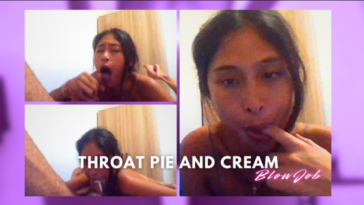 Darkpassionx:Throat Pie Cum In Mouth Job: My Sloppy BBC BJ Addiction