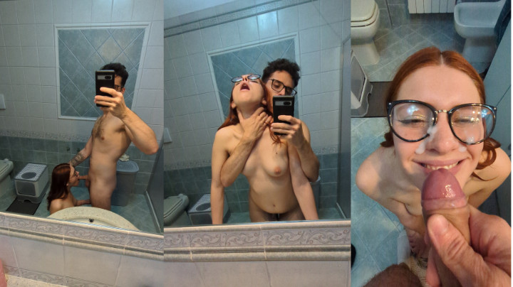MrMrsLove:I Fuck My Girlfriend Hard in the Bathroom and in Her Face