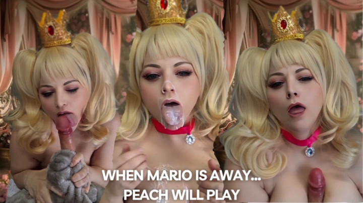 SapphireStyle90:When Mario is Away, Peach Does Play