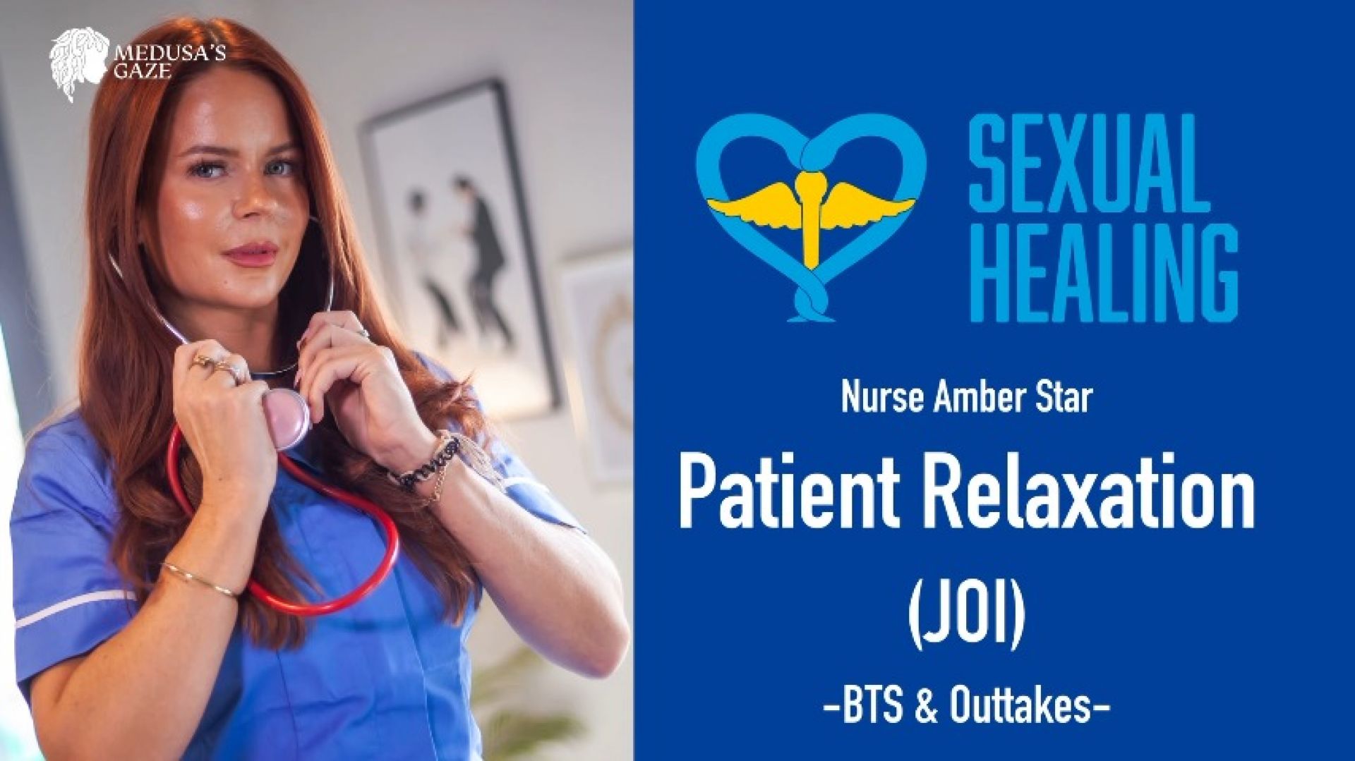 MedusasGazeXXX:Nurse Amber Starr Patient Relaxation JOI - BTS & Outtakes