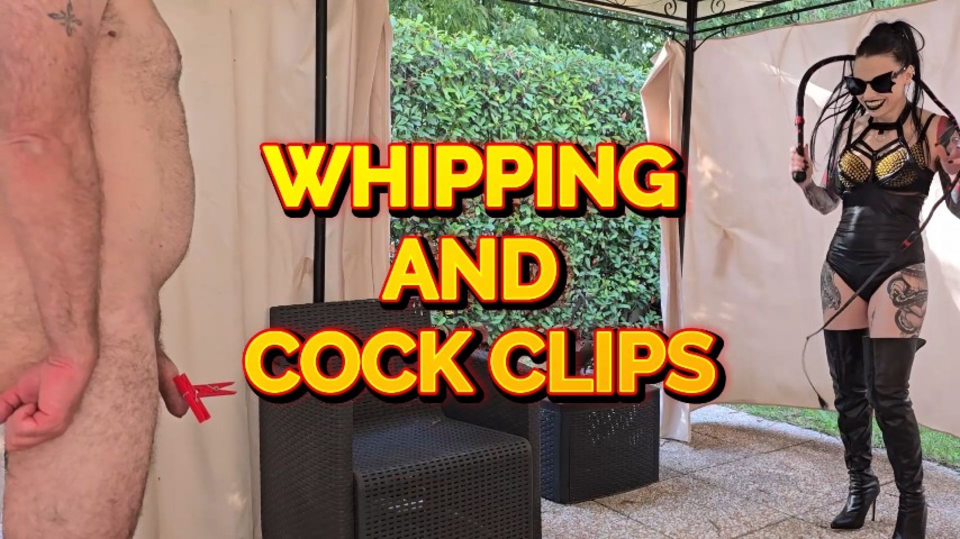TheDarkLady666:MISTRESS NYX - WHIPPING AND COCK CLIPS