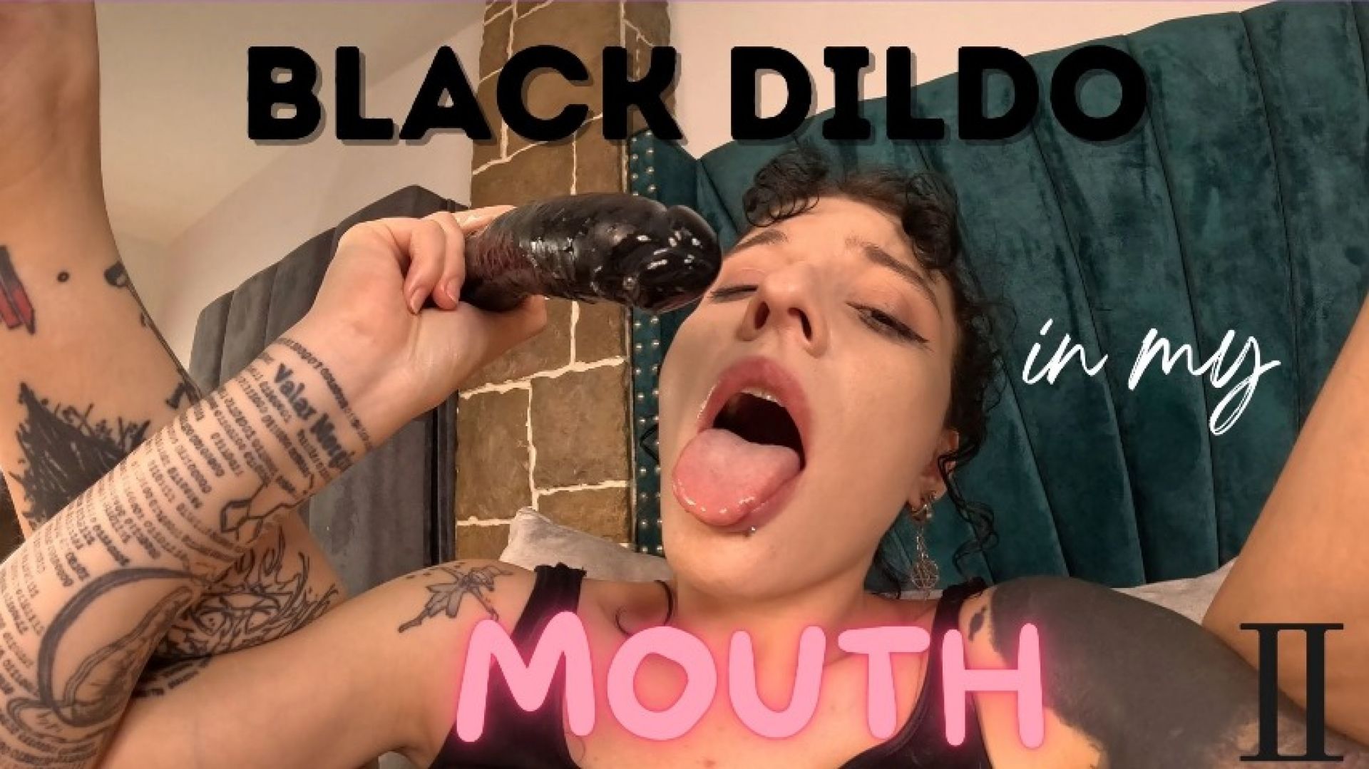 Michelleastro:BLACK DILDO IN MY MOUTH