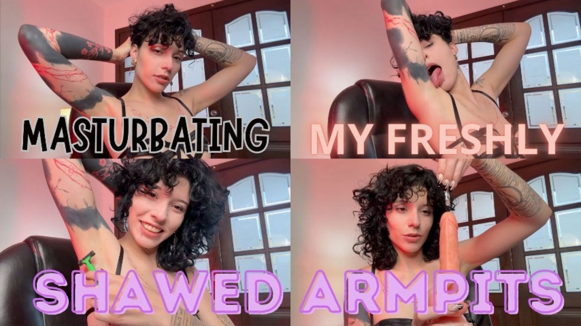 Michelleastro:MASTURBATIG MY FRESHLY SHAWED ARMPITS