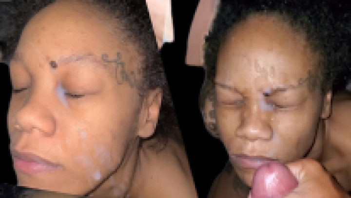 Facialbomb69XXX:Facial Compilation with ebony slut Starr