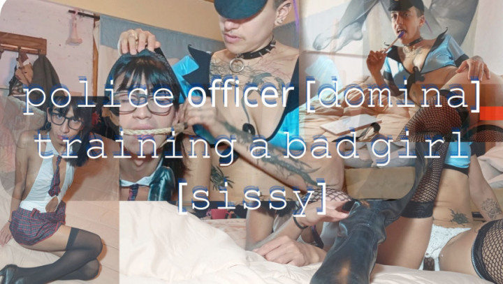 P3ggyRubb3r:Police Officer Training a Bad Girl
