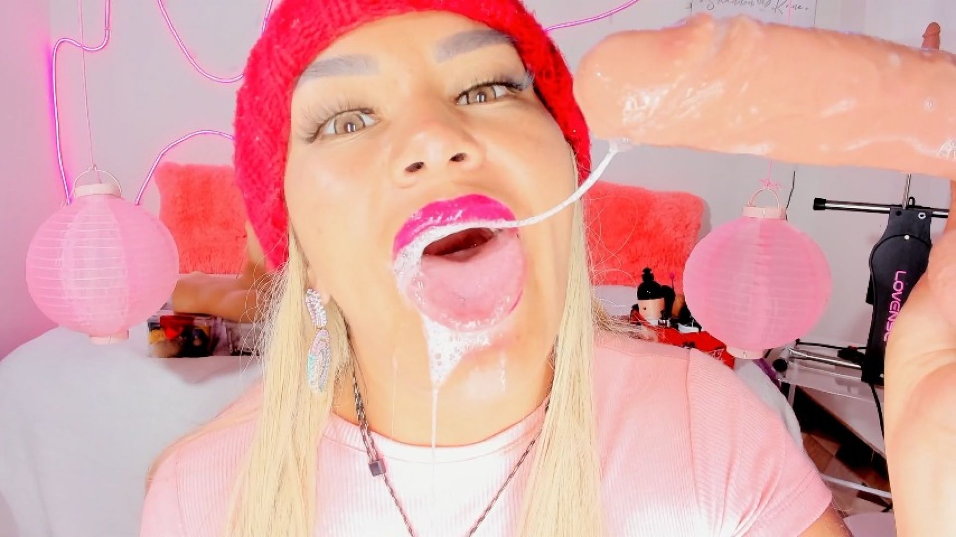 pantyximena:deepthroat cum my mouth saliva joi