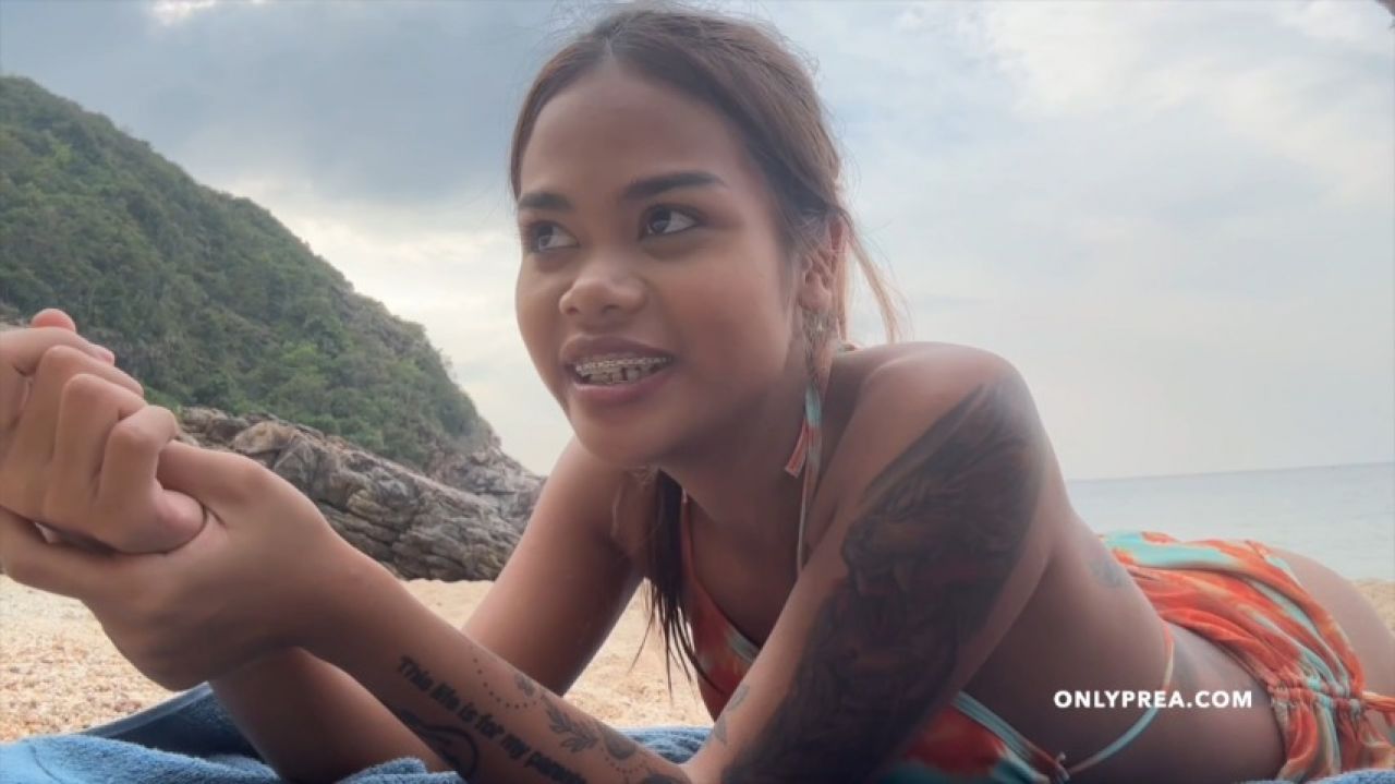 Only Prea:PREA's Dirty Talk & Outdoor Beach Sex with Daddys Big Dick